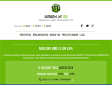 Tablet Screenshot of mutuionline-100.it